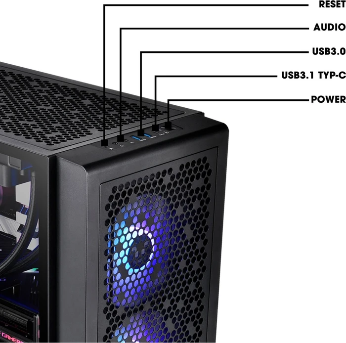 Thermaltake Toughline Air C300A, Ryzen 5 5600X, 16GB RAM, 1TB SSD, GeForce RTX 4060