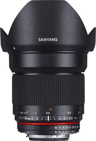 Samyang 16mm 2.0 ED AS UMC CS für Canon EF
