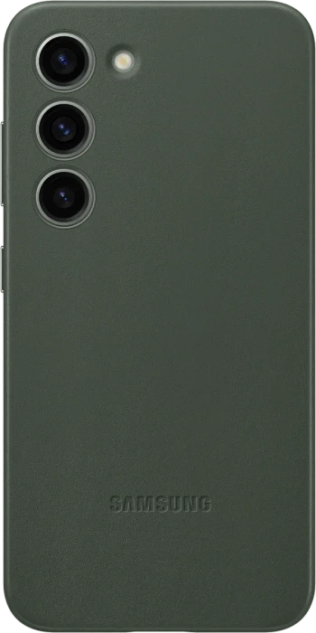 Samsung Leather Case für Galaxy S23 grün