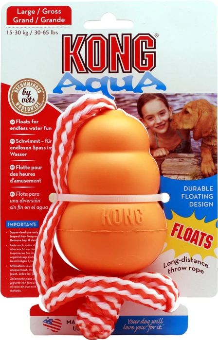 Kong Wobbler Aqua, L, orange