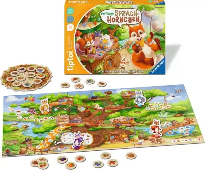 Ravensburger tiptoi Spiel: Die flinken Sprach-Hörnchen