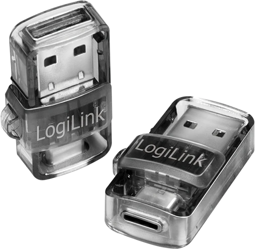 LogiLink Bluetooth 5.0 Adapter, USB-C 3.0/USB-A 3.0 [Stecker]