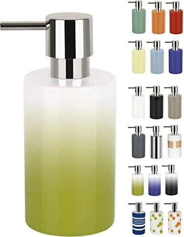 Spirella Tube Seifenspender grün/weiß
