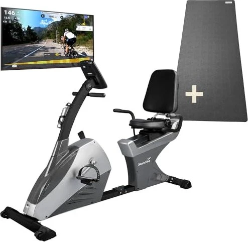 Skandika Centaurus Liegeergometer schwarz/grau