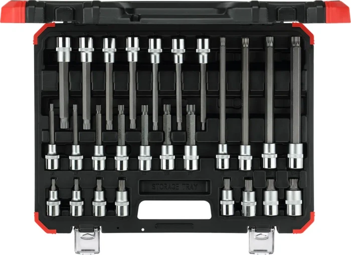 Gedore red R68003026 Innenzwölfkant Steckschlüsselsatz inkl. Koffer, 26-tlg.
