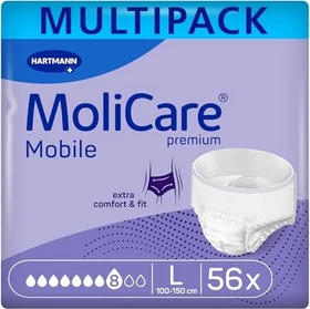 Hartmann MoliCare Premium Mobile 8 Tropfen Schutzhose Größe M, 42 Stück