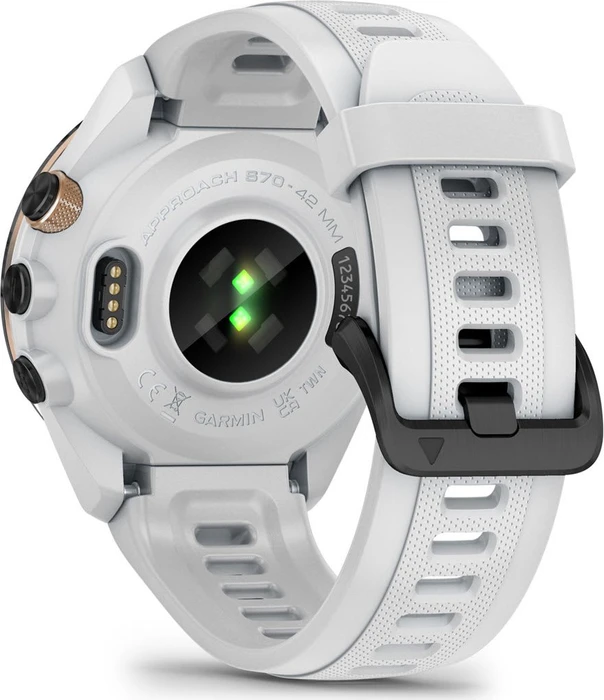 Garmin Approach S70 42mm GPS-Golfuhr black ceramic/white
