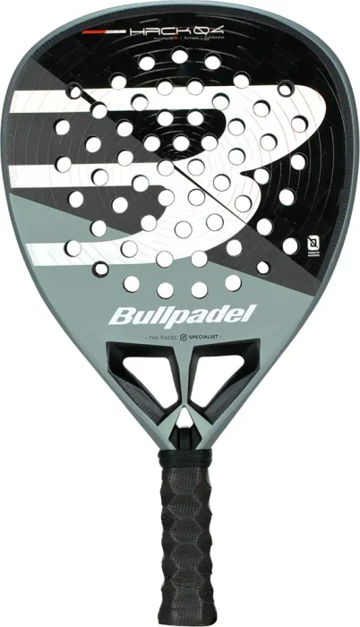 Bullpadel Hack 04 Padel-Tennisschläger grau/schwarz/grün