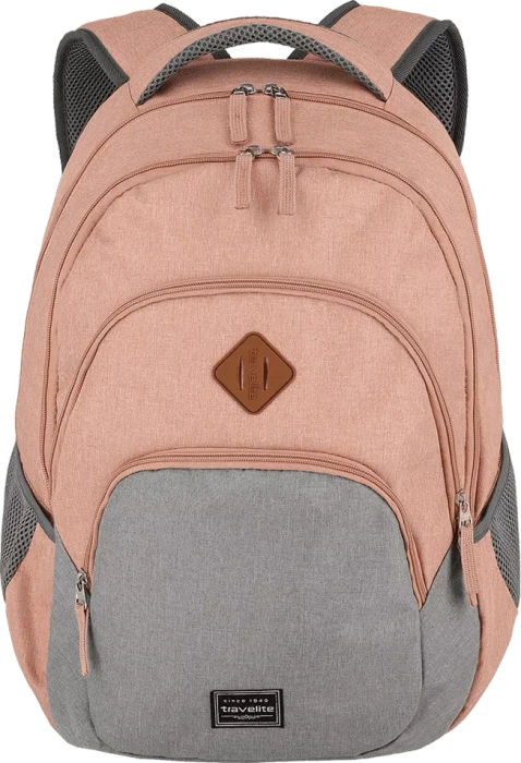 Travelite Basics Rucksack rosa/grau