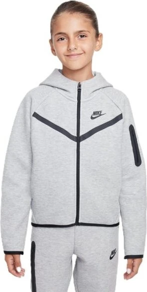 Nike Sportswear Tech Fleece Hoodie dark grey heather/black (Junior)