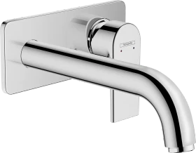 Hansgrohe Vernis Shape Einhebel-Waschtischmischer Unterputz für Wandmontage mit Auslauf 20.7cm chrom