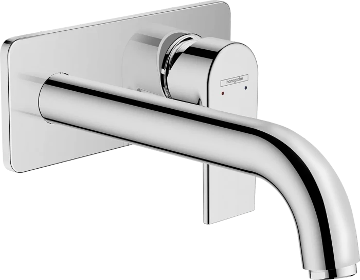 Hansgrohe Vernis Shape Einhebel-Waschtischmischer Unterputz für Wandmontage mit Auslauf 20.7cm chrom