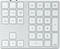 Satechi Extended Wireless Keypad Mac, silber, Bluetooth Vorschaubild