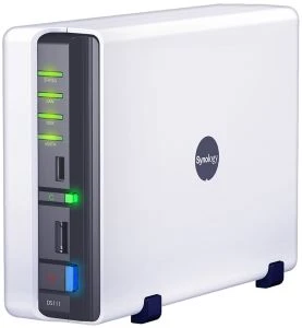 Synology DiskStation DS111, 256MB RAM, 1x RJ-45 1000Base-T, 3x USB-A 2.0