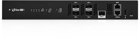 Ubiquiti UFiber OLT Rackmount 10G Managed Switch, 4x SFP, 1x SFP+