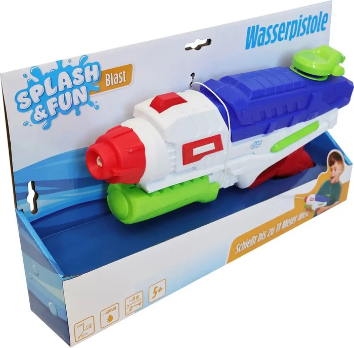 Splash & Fun Wasserpistole mit Pumpfunktion 600ml