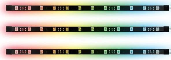 Thermaltake Riing Plus 12 RGB Radiator Fan Lumi Plus TT Premium Edition Combo Kit, LED-Steuerung, LED-Strips, 120mm, 3er-Pack