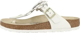 Birkenstock Gizeh Flower Embellishment Naturleder weiß (Damen)
