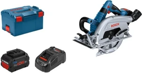 Bosch Professional GKS 18V-70 L BITURBO Akku-Handkreissäge inkl. L-Boxx + 2 Akkus 5.5Ah