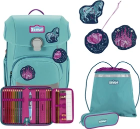 Scout Neo Dreamworld Schultaschen-Set, 4-tlg.