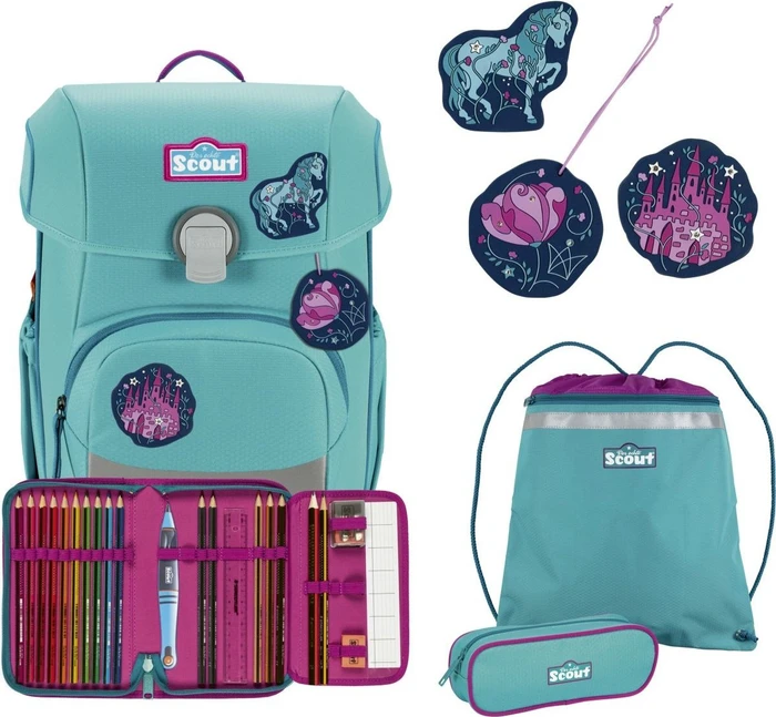 Scout Neo Dreamworld Schultaschen-Set, 4-tlg.