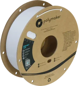 Polymaker PolyLite PLA, Cold White, Spule, 1.75mm, 1.00kg