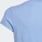 adidas Essentials Big Logo Cotton T-Shirt kurzarm blue fusion metallic/white (Junior) Vorschaubild