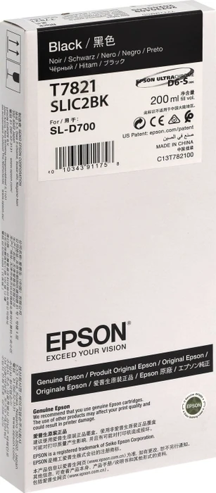 Epson Tinte T7821 Ultrachrome schwarz