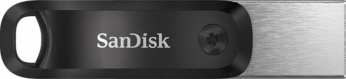 SanDisk iXpand Go 128GB, USB-A + Apple Lightning, USB 3.2 Gen 1×1, USB 2.0