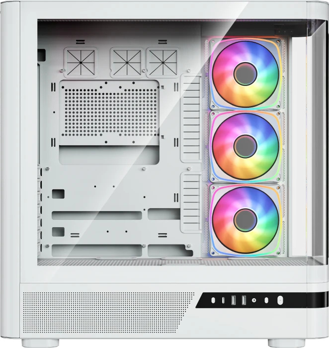 Modecom Volcano AQ100 ARGB White, Glasfenster