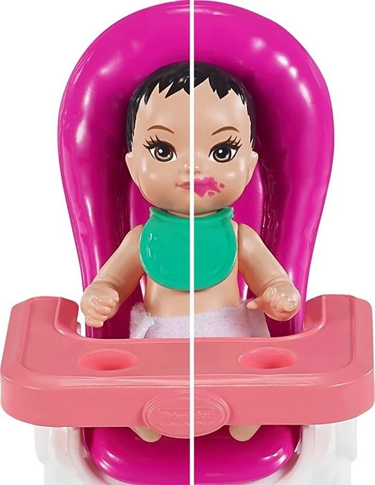 Mattel Barbie - Skipper Babysitter Geburtstag-Spielset mit Farbwechsel