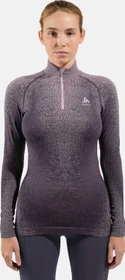Odlo Blackcomb Baselayer Half Zip Funktionsshirt langarm gray ridge (Damen)