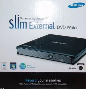 Samsung SE-S084F, SlimLine schwarz, USB 2.0