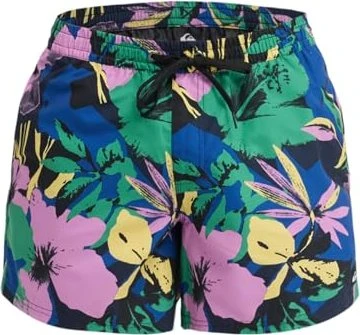Quiksilver Everyday Printed Volley 15" Badeshorts dark navy/interact floral (Herren)