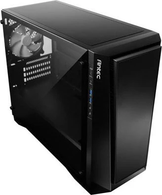 Antec P6 schwarz, Glasfenster