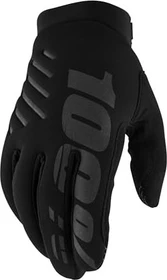 100% Brisker Fahrradhandschuhe schwarz/grau