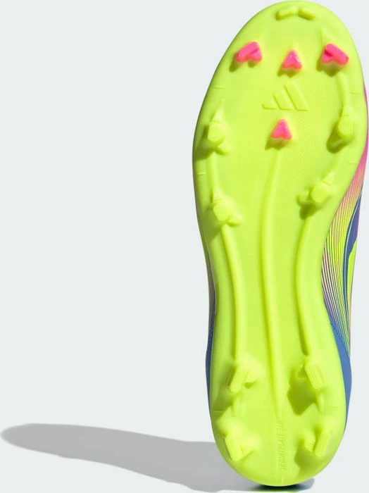 adidas F50 League Mid FG/MG blue fusion/lucid lemon/lucid pink (Junior)