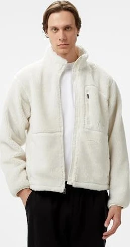 The North Face Extreme Pile Fleece Full Zip Jacke white dune (Herren)