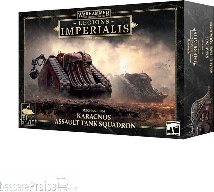 Games Workshop Warhammer The Horus Heresy: Legions Imperialis - Mechanicum - Karacnos Assault Tank Squadron