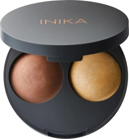 Inika Baked Contour Duo Palette Teak, 5g