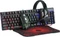 Orzly RX250 4in1 PC Gaming Essential Pack, Tastatur, Headset, Maus und Mousepad, USB, UK Vorschaubild