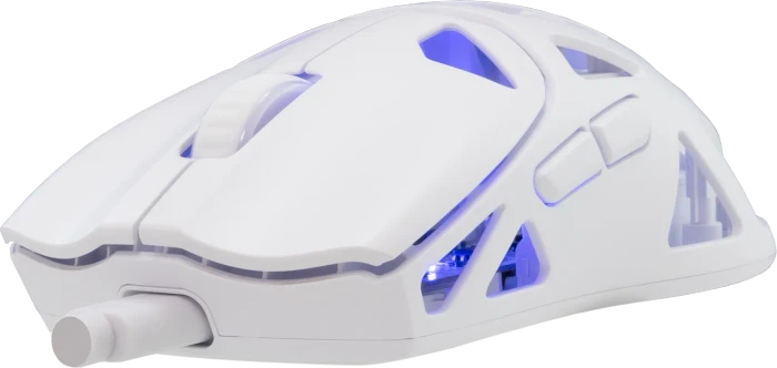 White Shark Dagonet Wireless Gaming Mouse, weiß, USB