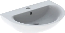 Geberit Renova Waschtisch 70cm, Hahnloch mittig, mit Überlauf, weiß