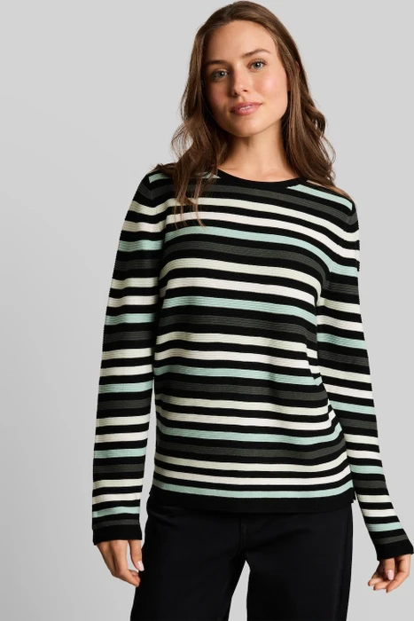 Tom Tailor Rundhalsausschnitt Strickpullover grün (Damen)