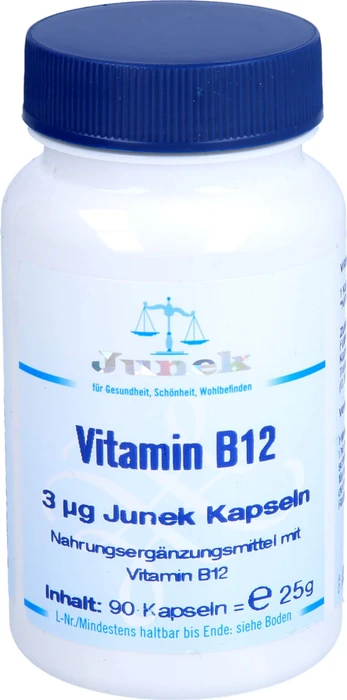 BIOS Medical Services Vitamin B12 3µg Junek Kapseln, 90 Stück