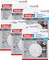 tesa Powerstrips Ceiling hook for wallpaper and plaster, Deckenhaken rund weiß Vorschaubild