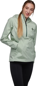 Black Diamond StormLine Stretch Rain Shell Anorak foam green (Damen)