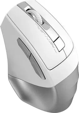 A4Tech FSTYLER Collection FB35CS Silent Wireless Dual-Mode Mouse, Icy White, USB/Bluetooth