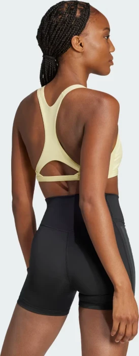 adidas Aeroimpact Luxe Training Light-Support Sport-BH powder yellow (Damen)