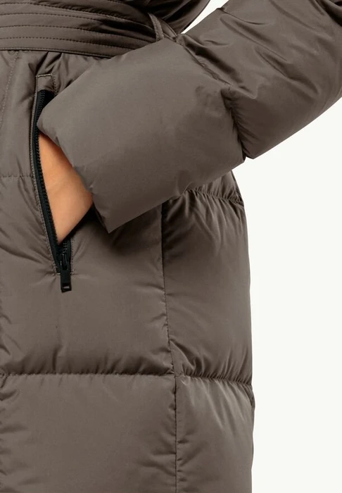 Jack Wolfskin Frozen Lake Funktionsmantel cold coffee (Damen)